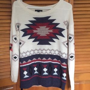 Tribal print sweater